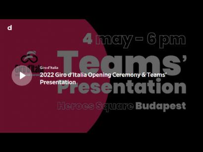 Vídeo presentación de los equipos del Giro de Italia 2022