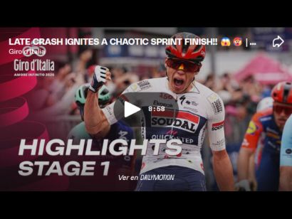 V�deo resumen de la 1� etapa del Giro de Italia 2026