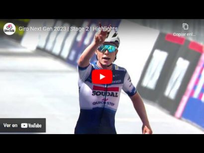 Giro Next Gen 2023: Vídeo resumen de la segunda etapa