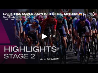 V�deo resumen de la 2� etapa del Giro Next Gen 2026