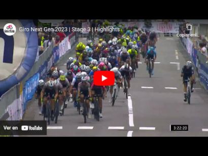 Giro Next Gen 2023: Vídeo resumen de la tercera etapa