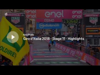 Giro de Italia: Vídeo resumen etapa 11