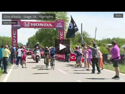 Giro de Italia: Vídeo resumen de la decimocuarta etapa del Giro