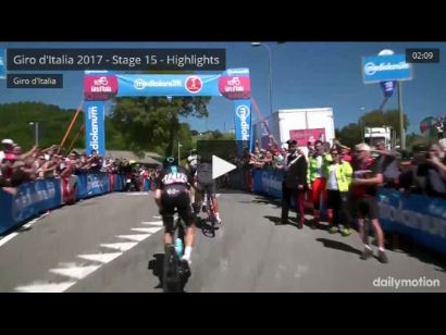Giro de Italia: Vídeo resumen de la decimoquinta etapa del Giro