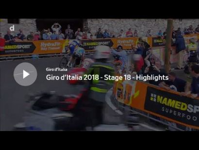 Giro de Italia: Vídeo resumen etapa 18