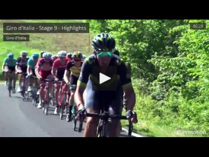 Giro de Italia: Vídeo resumen de la novena etapa del Giro
