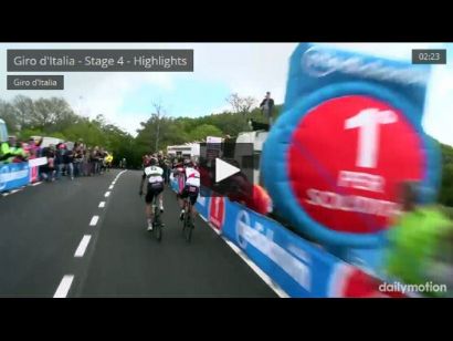 Giro de Italia: Vídeo resumen de la cuarta etapa del Giro