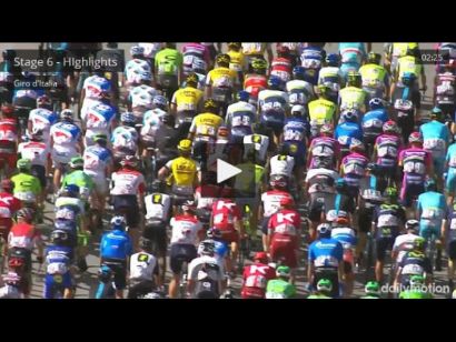 Giro de Italia 2016: Vídeo resumen de la 6ª etapa