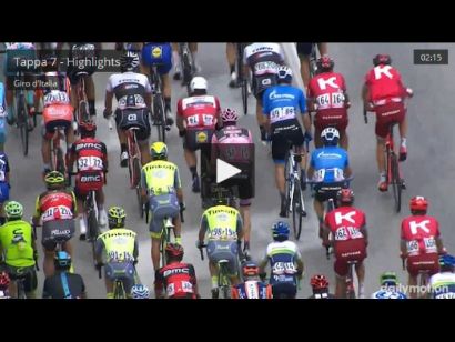Giro de Italia: Vídeo resumen de la 7ª etapa del Giro de Italia