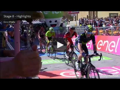 Giro de Italia: Vídeo resumen de la 8ª etapa del Giro de Italia