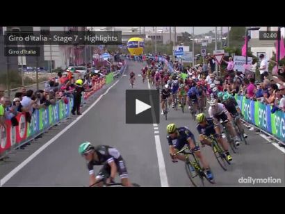 Giro de Italia: Vídeo resumen de la séptima etapa del Giro