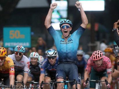 Gleb Syritsa, primer líder del Tour de Langkawi 2022