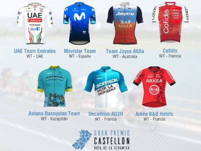 Siete equipos WorldTour en el Gran Premio Castelln-Ruta de la Cermica