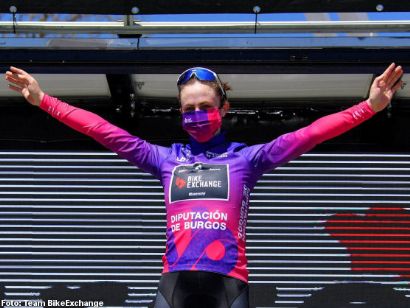 Vuelta a Burgos Femenina: Grace Brown: "Mi plan era esperar al último momento"