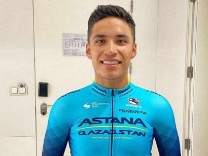 Harold Martín debuta con Astana-Qazaqstan Development Team en el Tour de Omán