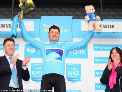 Harry Tanfield, primer líder del Tour de Yorkshire