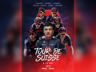 Richard Carapaz lidera el Ineos Grenadiers en el Tour de Suiza
