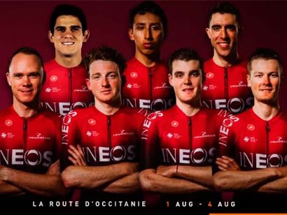Egan Bernal y Chris Froome, juntos en el Ineos para la Ruta de Occitania