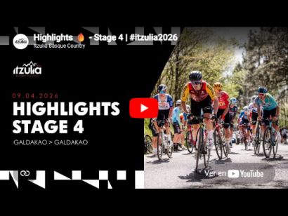 V�deo resumen de la 4� etapa de la Itzulia-Vuelta al Pa�s Vasco 2026