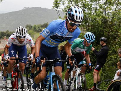 Vuelta a Asturias: Iván Ramiro Sosa: "Da alegría y confianza de cara al Giro"