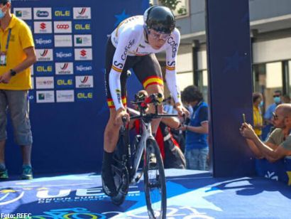 Campeonato de Europa: Iván Romeo, undécimo, mejor español en la crono junior