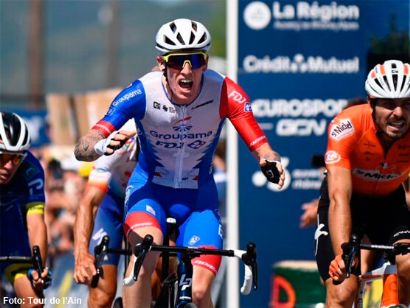 Jake Stewart, primer maillot amarillo del Tour de l´Ain 2022