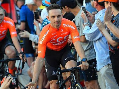 Jakub Mareczko, al mando del CCC en la Clásica de Almería