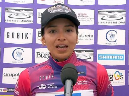 Vuelta a Burgos Femenina: Jennifer Cucuara: "Es el momento más bonito de mi carrera"