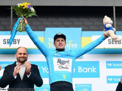 Jesper Asselman, primer líder del Tour de Yorkshire