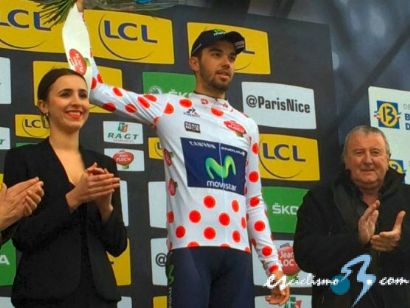 París-Niza: Jesús Herrada: "El maillot de la montaña es un premio al trabajo"