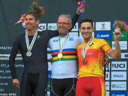 Ctos. de Europa: Reinoso, plata, y García Abella, bronce, en el Mundial de ciclismo adaptado