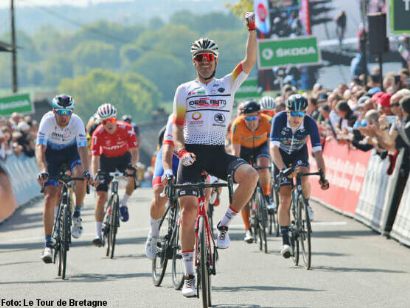 Tour de Bretaña: Johan Le Bon es líder tras ganar la segunda etapa