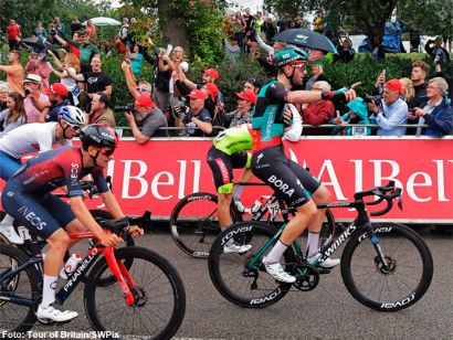 Tour de Gran Bretaña: Jordi Meeus hace suya la quinta etapa, Gonzalo Serrano sigue líder