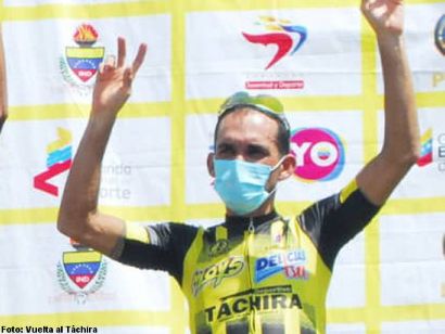 Vuelta al Táchira: José Alarcón se impone en la séptima, Roniel Campos virtual campeón