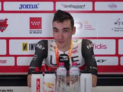 Campeonato de España: Juan Ayuso: "Ha sido un poco frustrante, pero también divertido"