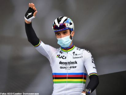 Julian Alaphilippe regresa a los adoquines el sbado con la Omloop Het Nieuwsblad