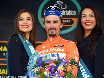 Tirreno-Adriático: Julian Alaphilippe: "Esta victoria me hace muy feliz"