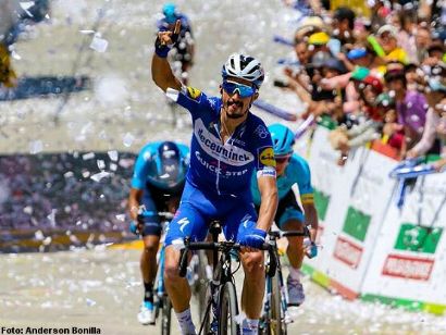 Tour Colombia 2.1: Julian Alaphilippe: "El objetivo está cumplido. Lo que logremos mañana es un extra"