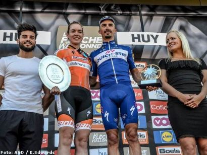Flecha Valona: Julian Alaphilippe: "Era el tercer intento en la Flecha y estoy muy feliz"