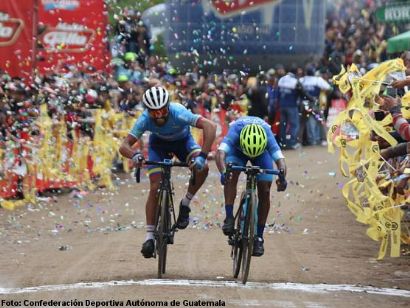 Rodas, virtual ganador de la Vuelta a Guatemala tras la novena etapa que gana Padilla