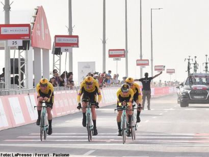 Tour de Los Emiratos: Primoz Roglic: "El Giro es mi objetivo, pero siempre trato de ser el mejor"