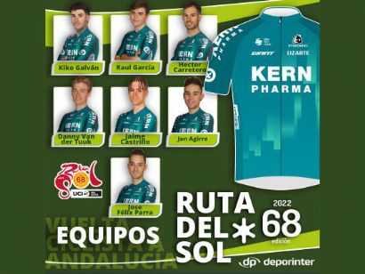 Kern Pharma, a por la victoria de etapa en la Vuelta a Andalucía