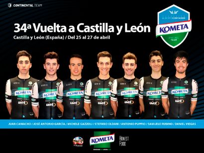 La XXXIV Vuelta a Castilla y León, próxima parada del Kometa Cycling Team