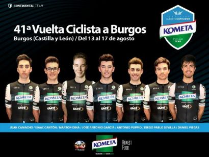 Kometa, a la Vuelta a Burgos con mucha motivación
