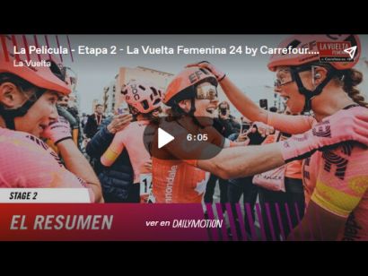 La Vuelta Femenina 2024: Vídeo resumen de la 2ª etapa