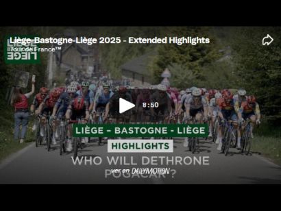 Vídeo resumen de la Lieja-Bastoña-Lieja 2025