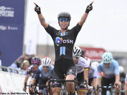 The Women´s Tour: Lorena Wiebes repite victoria, Demi Vollering sigue líder