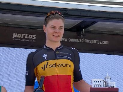 Vuelta a Burgos Femenina: Lotte Kopecky: "Sabía que el final de etapa me convenía"