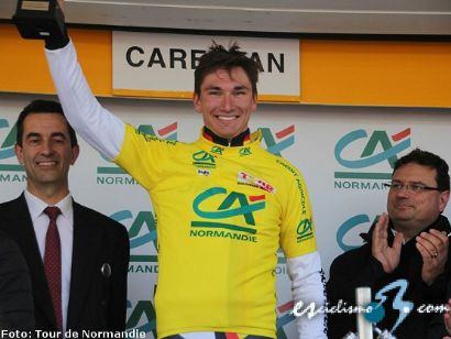 Lucas Liss lidera el Tour de Normandía tras ganar el prólogo contrarreloj