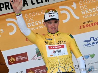 Mads Pedersen, primer líder de la Estrella de Bessèges